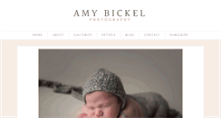 Desktop Screenshot of amybickelphotography.com
